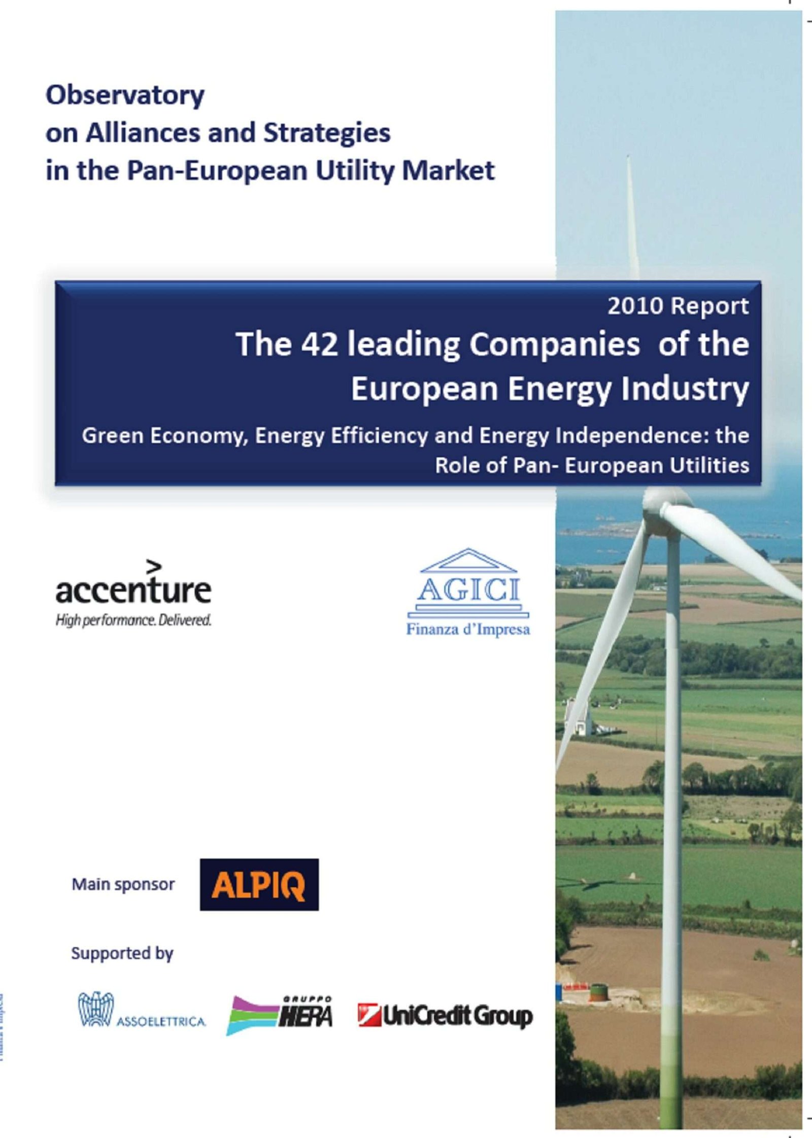 The 42 Leading Companies Of The European Energy Industry. Green Economy ...