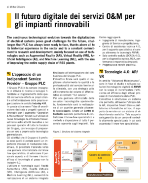 Il futuro digitale dei servizi O&M per gli impianti rinnovabili