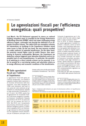 Le agevolazioni fiscali per l’efficienza energetica: quali prospettive?