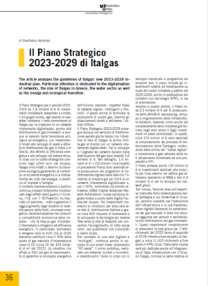 Il Piano Strategico 2023-2029 di Italgas