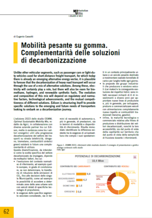 Mobilità pesante su gomma. Complementarità delle soluzioni di decarbonizzazione