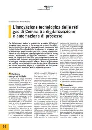 L’innovazione tecnologica delle reti gas di Centria tra digitalizzazione e automazione di processo
