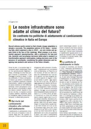 Le nostre infrastrutture sono adatte al clima del futuro?