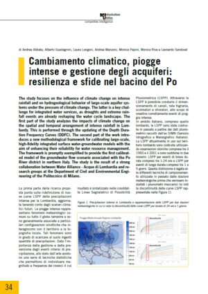 Cambiamento climatico, piogge intense e gestione degli acquiferi: resilienza e sfide nel bacino del Po