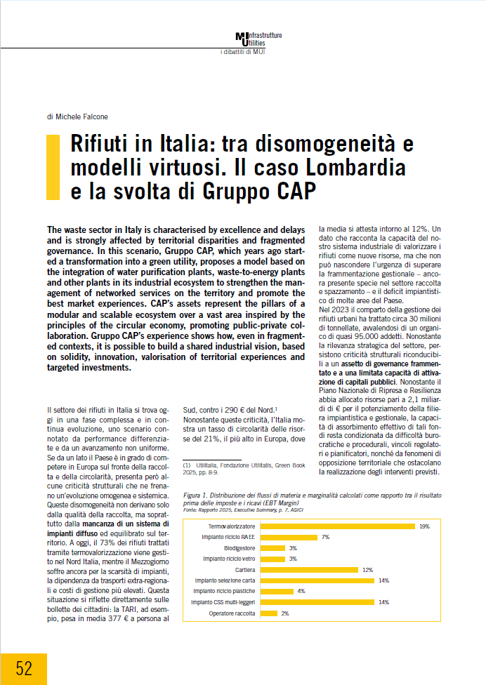 Rifiuti in Italia: tra disomogeneità e modelli virtuosi. Il caso Lombardia e la svolta di Gruppo CAP